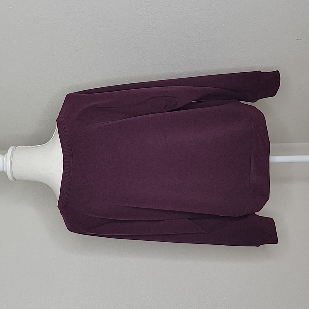 Victoria Secret Pull Over Maroon Sweatshirt - Picture 3 of 11